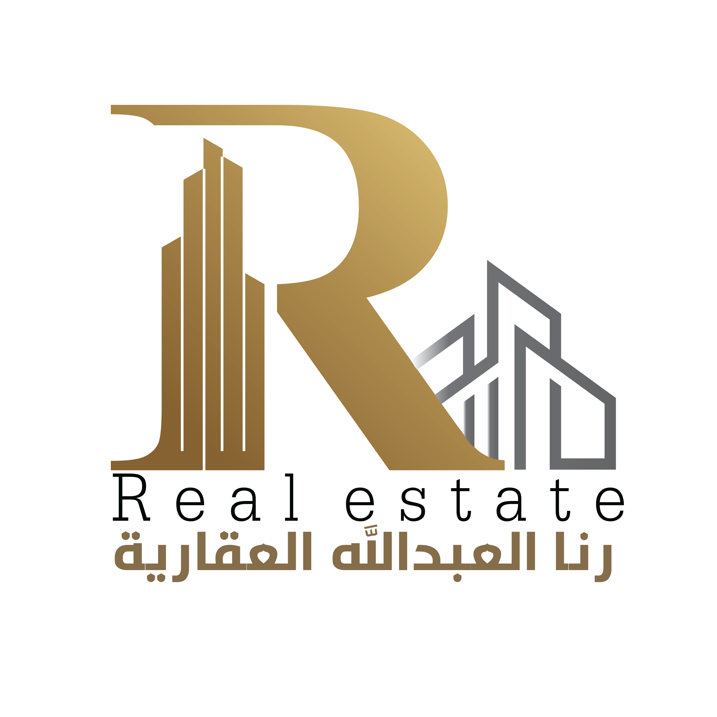 شعار شركة رنا العبدالله العقارية